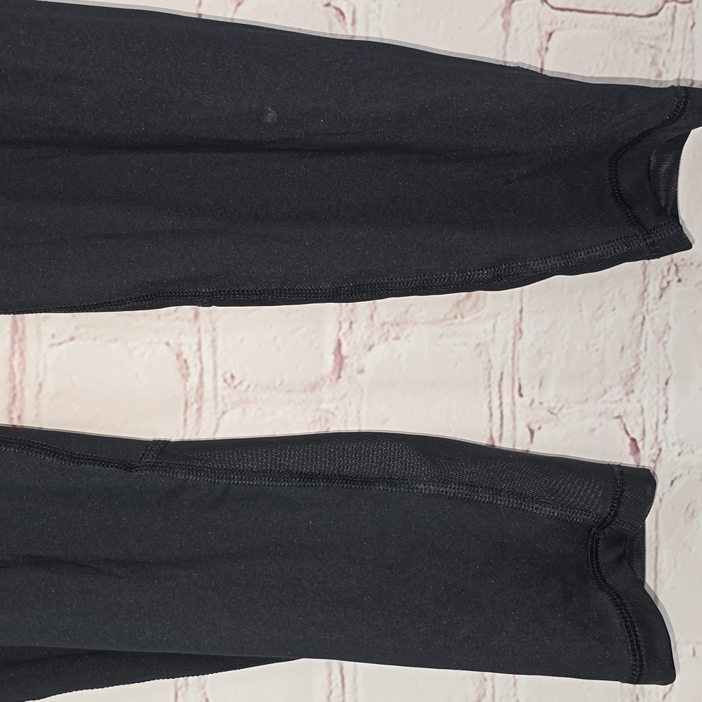 Nike Pro Dri Fit Black Leggings Mesh Back Legs Women's Small - Picture 4 of 12